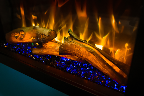 Elcofire Motion® Electric Fire - blue colour effect