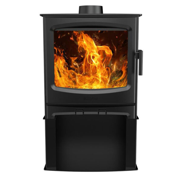 Terra Free Standing Stove with log store