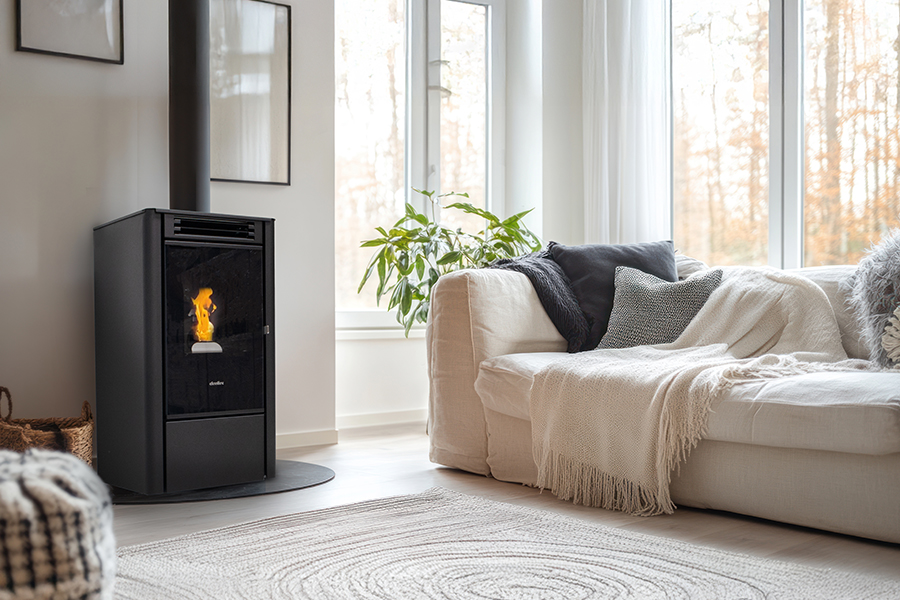 Elcofire Kiva Freestanding Pellet Stove