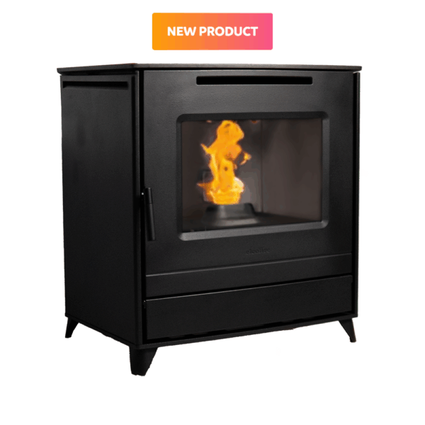 Elcofire Strata 25 freestanding pellet boiler stove