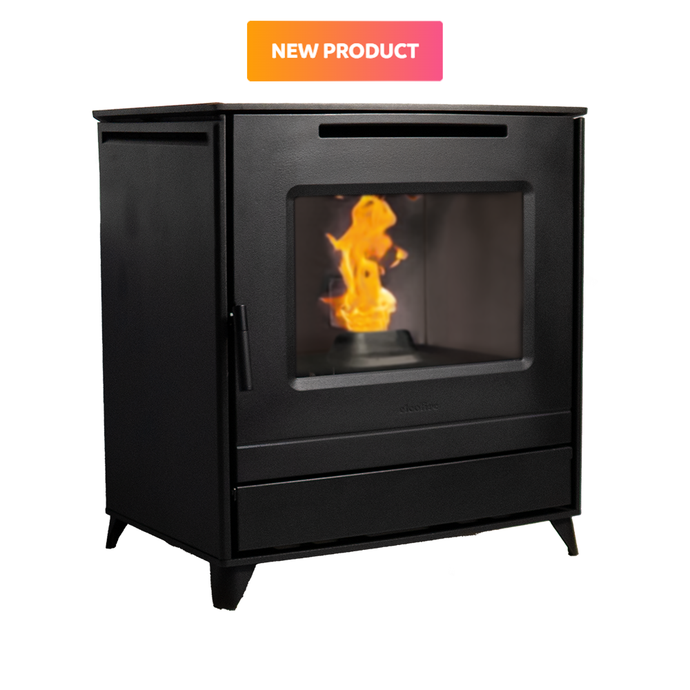 Elcofire Strata 25 freestanding pellet boiler stove